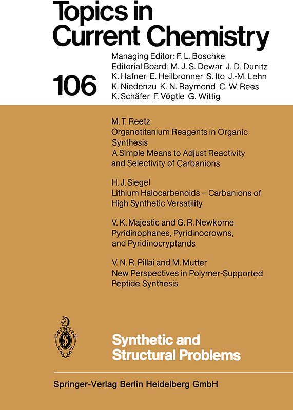 Synthetic and Structural Problems