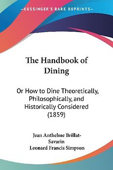 The Handbook of Dining