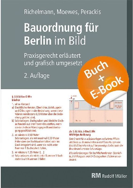 Bauordnung für Berlin im Bild mit E-Book (PDF), 2. Auflage