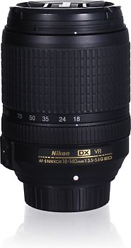 Nikon AF-S DX NIKKOR 18-140 mm F3.5-5.6 ED G VR 67 mm Objectif (adapté à Nikon F) noir