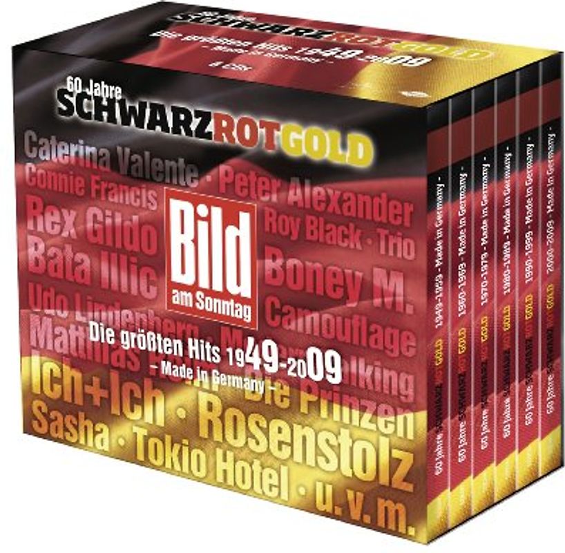 Various - 60 Jahre Schwarz Rot Gold (Boxset)
