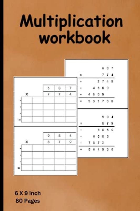 Multiplication Workbook: Practise and Improve Multiplication skills Worksheets
