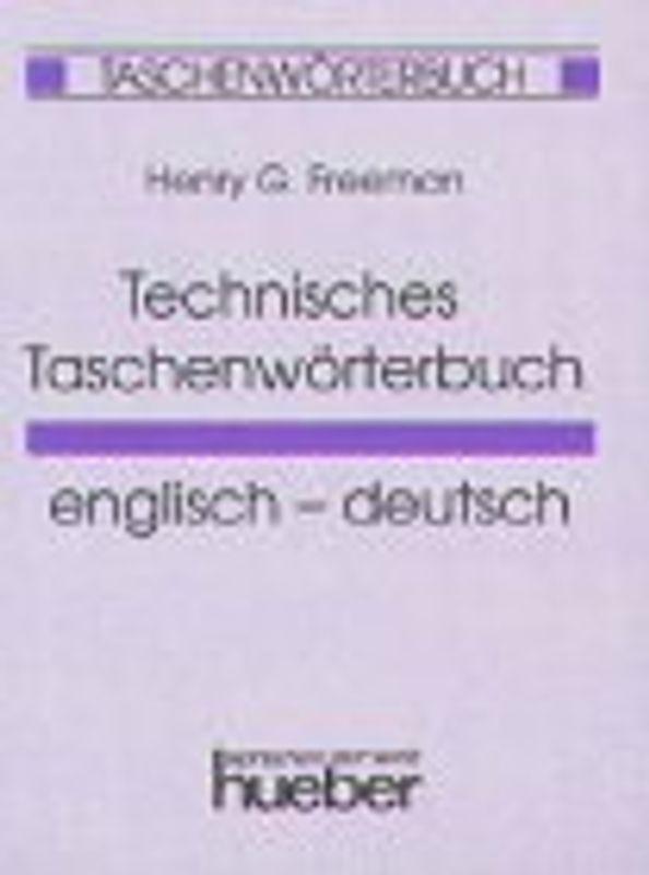 Technisches Taschenwörterbuch