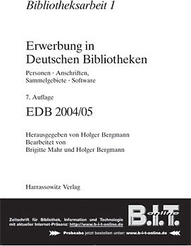 Erwerbung in Deutschen Bibliotheken (EDB 2004/05)