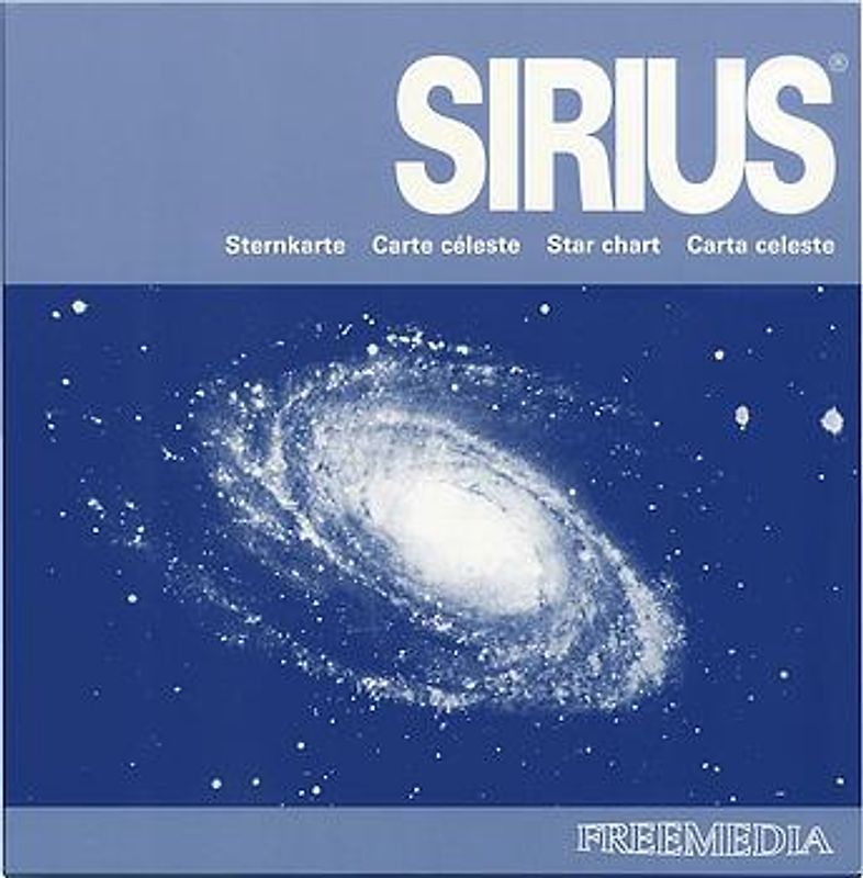 Astronomische Sternkarte Sirius, drehbar,Kleines Modell
