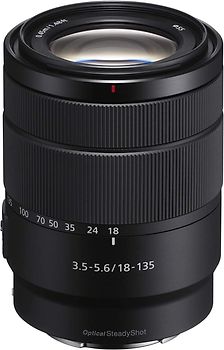 Sony E 18-135 mm F3.5-5.6 OSS 55 mm Objectif (adapté à Sony E-mount) noir