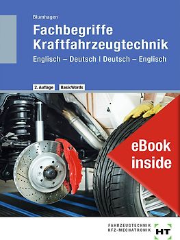 eBook inside: Buch und eBook Fachbegriffe Kraftfahrzeugtechnik