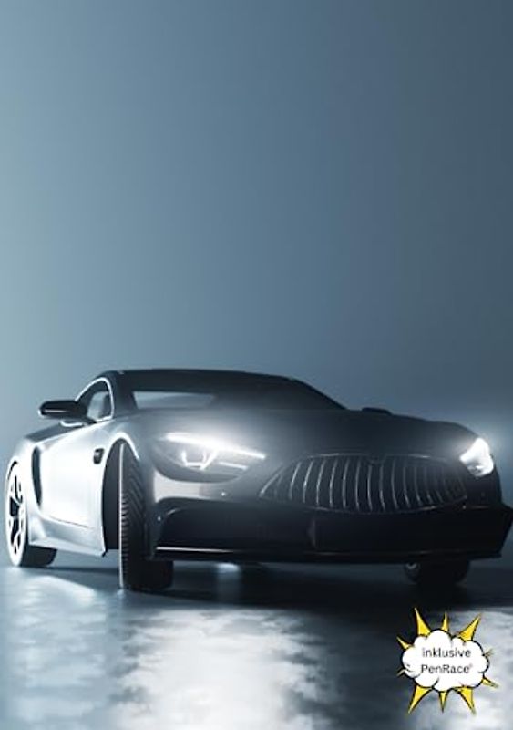 Auto Hausaufgabenheft für alle die Rennwagen, Sportwagen und Autorennen mögen: A5 : komplettes Schuljahr : inklusive PenRace©, dem spannenden Rennspiel für die große Pause