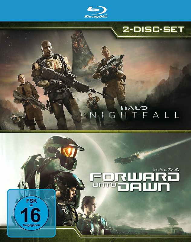 Halo: Nightfall & Halo 4: Forward Unto Dawn Blu-ray Disc