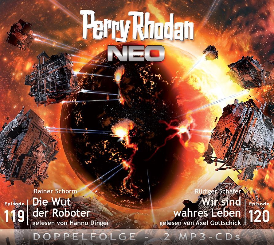Perry Rhodan NEO MP3 Doppel-CD Folgen 119 + 120