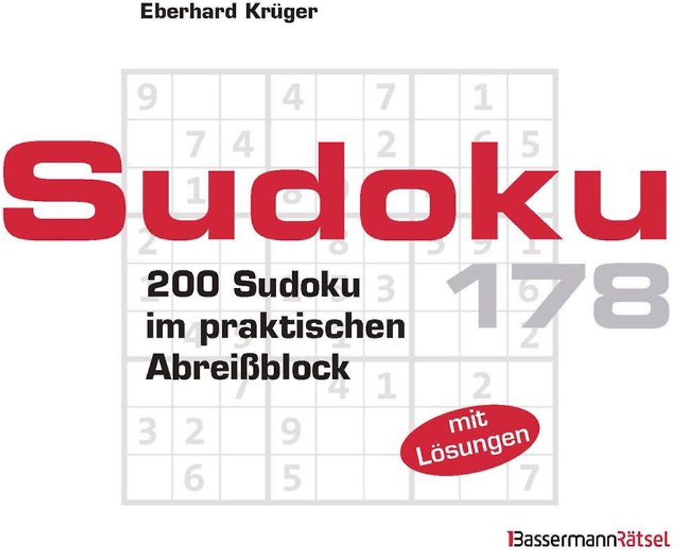 Sudoku Block 178 (5 Exemplare à 2,99 €)