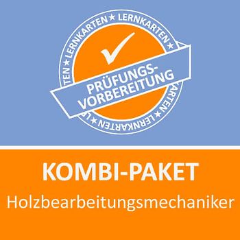 Kombi-Paket Holzbearbeitungsmechaniker Lernkarten