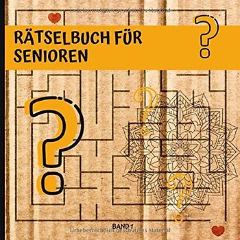 Rätselbuch Für Senioren: Ach Für Erwachsene/Labyrinth Buch/Spiel/Großdruck/Geschenkidee für deinen Opa,Oma/Seniorenbeschäftigung