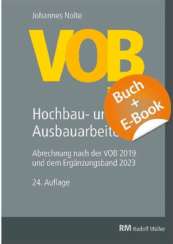 VOB im Bild-Hochbau-und Ausbauarbeiten-mit E-Book
