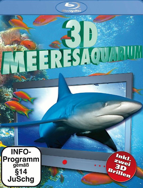 3D Meeresauqarium  (+ 2 3D-Brillen) 3D Blu-ray Disc