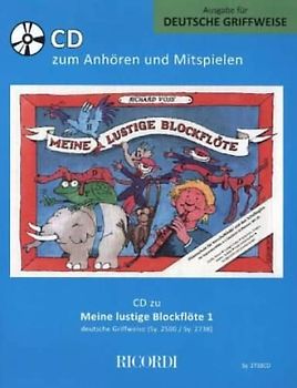 Meine lustige Blockflöte (deutsche Griffw.),1 Audio-CD