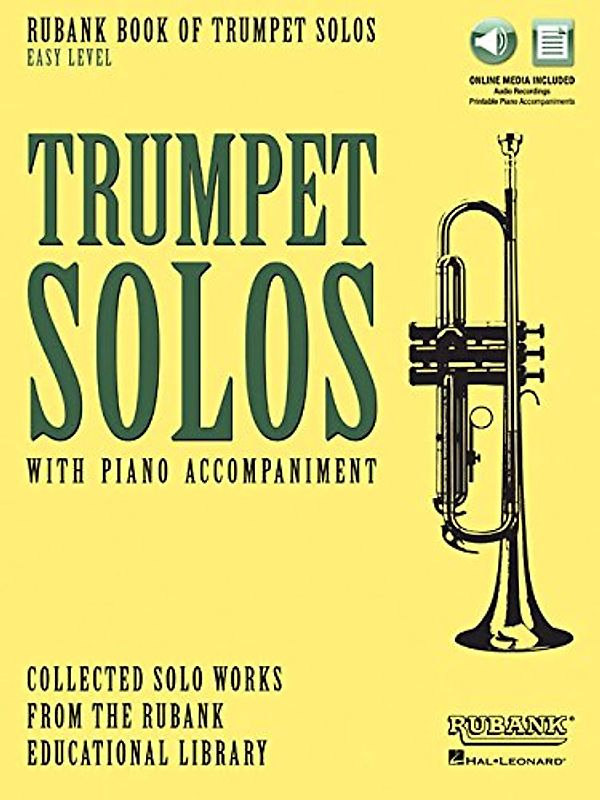 Rubank Book of Trumpet Solos: Easy Level: Book with Online Audio (Stream or Download)