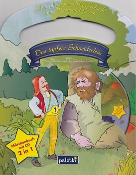 Mein allererstes Märchenbuch zum Hören und Lesen: Das tapfere Schneiderlein - Gebrüdern Grimm [Pappbilderbuch, inkl. CD]