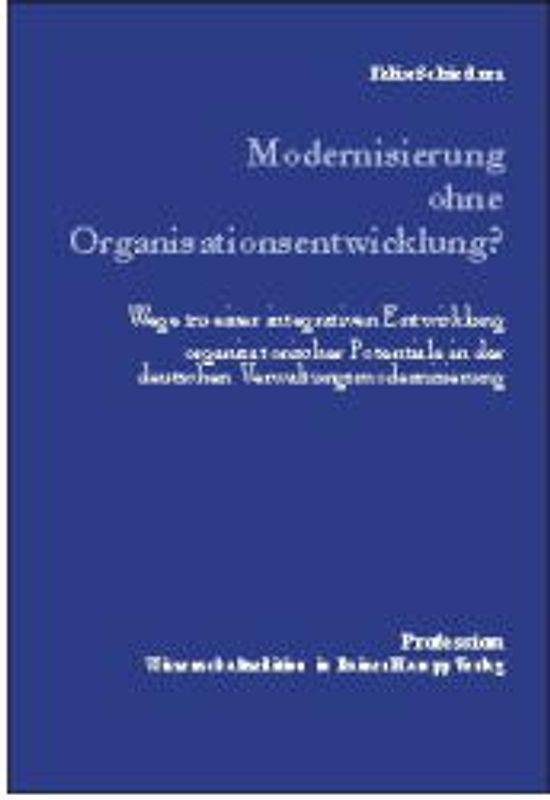 Modernisierung ohne Organisationsentwicklung?