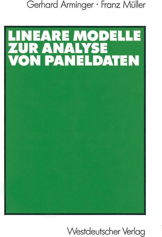 Lineare Modelle zur Analyse von Paneldaten