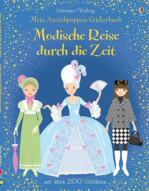 Mein Anziehpuppen-Stickerbuch: Modische Reise durch die Zeit