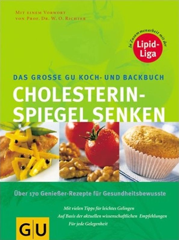 Cholesterinspiegel senken Das große GU Koch- und Backbuch