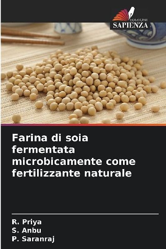 Farina di soia fermentata microbicamente come fertilizzante naturale