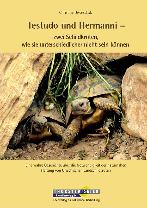 Testudo und Hermanni – zwei Schildkröten, wie sie unterschiedlicher nicht sein können
