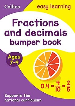 Fractions & Decimals Bumper Book Ages 7-9: Ideal for home learning (Collins Easy Learning KS2)