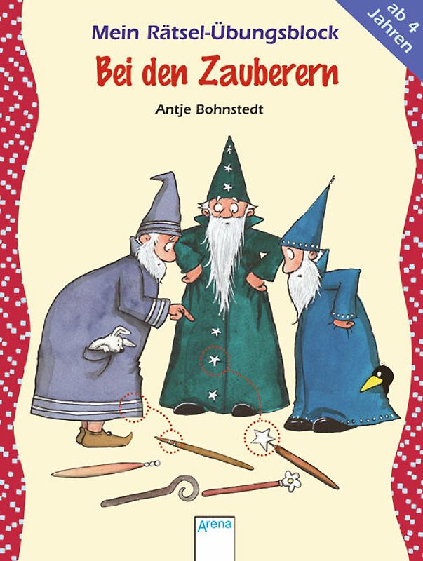 Mein Rätsel-Übungsblock - Bei den Zauberern
