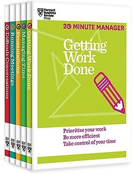 HBR Essential 20-Minute Manager Collection (5 Books) (HBR 20-Minute Manager Series): Getting Work Done / Managing Time / Presentations / Running Meetings / Difficult Conversations