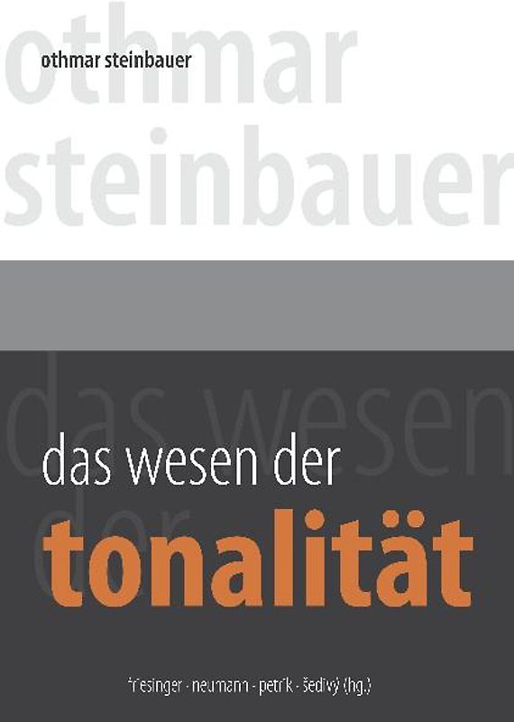 Das Wesen der Tonalität
