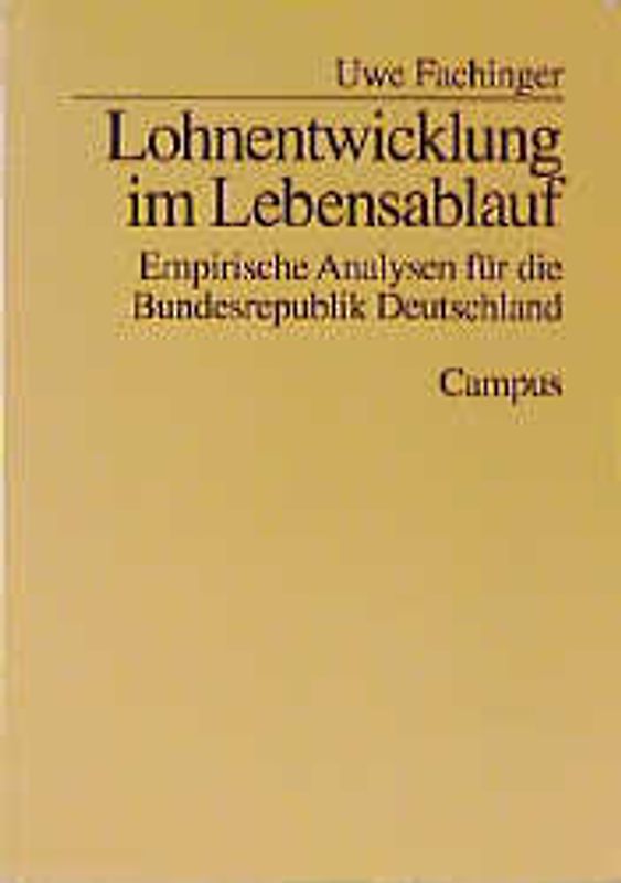 Lohnentwicklung und Lebenslauf