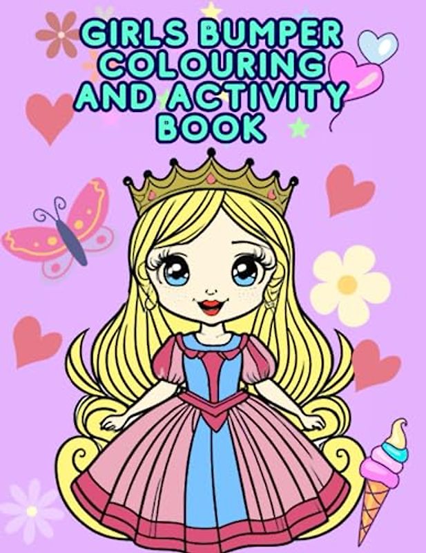 Magical Adventures: A Delightful Coloring and Activity Book for Girls