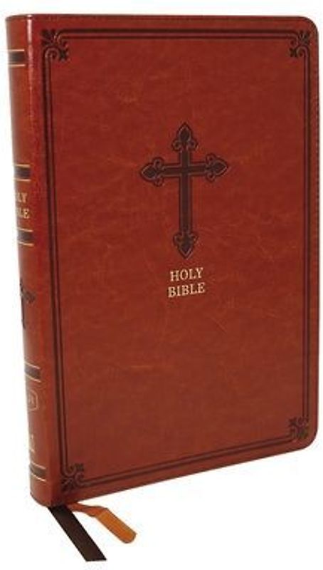 Kjv, Thinline Bible, Leathersoft, Brown, Red Letter Edition, Comfort Print