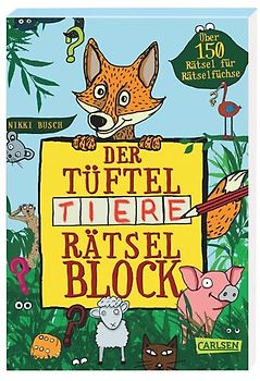 Tüftel-Tiere-Rätsel-Block