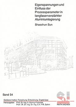 Eigenspannungen und Einfluss der Prozessparameter in langfaserverstärkter Aluminiumlegierung