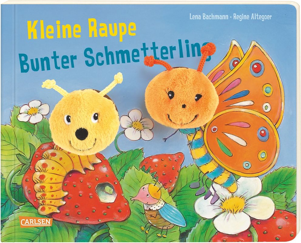 Kleine Raupe Bunter Schmetterling