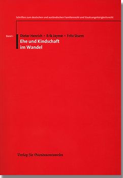 Ehe und Kindschaft im Wandel