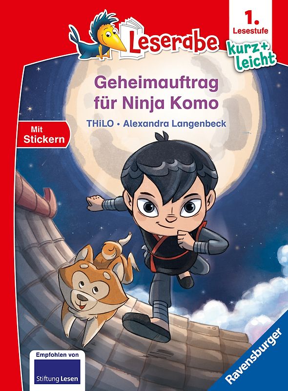 Leserabe 1. Lesestufe Kurz und leicht - Geheimauftrag für Ninja Komo