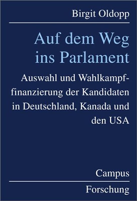 Auf dem Weg ins Parlament