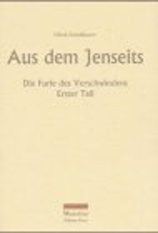 Aus dem Jenseits / Die Furie des Verschwindens. Roman