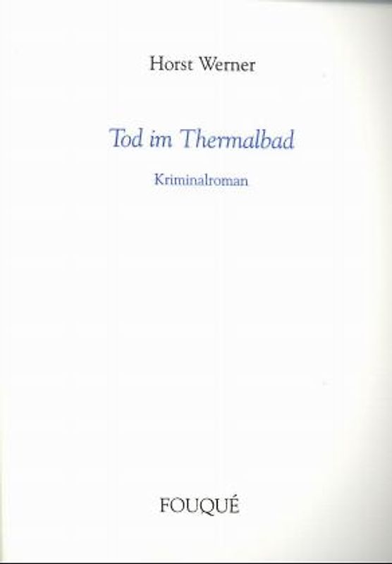 Tod im Thermalbad