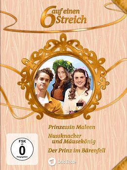 6 auf einem Streich: Prinzessin Maleen / Nussknacker und Mausekönig / Prinz im Bärenfell [3 DVDs] DVD