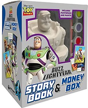 Disney Pixar Toy Story Buzz Lightyear: Story Book & Money Box