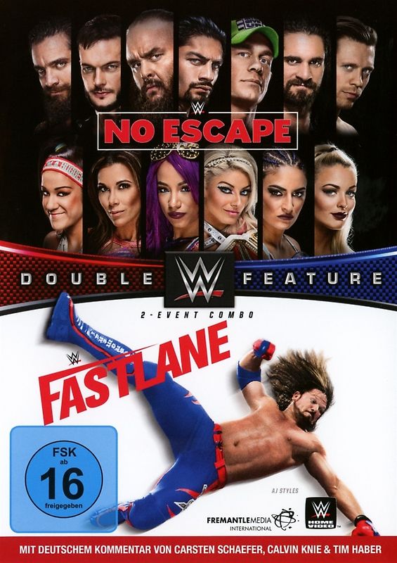 WWE: No Escape 2018+Fastlane 2018 DVD
