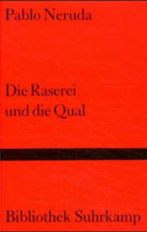 Die Raserei und die Qual. Gedichte. Span./Dt