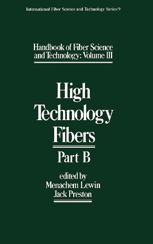 Handbook of Fiber Science and Technology Volume 2