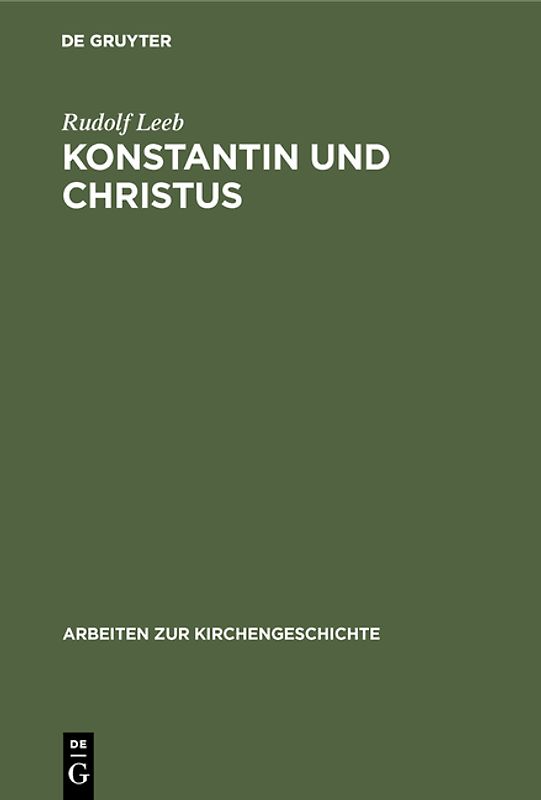 Konstantin und Christus