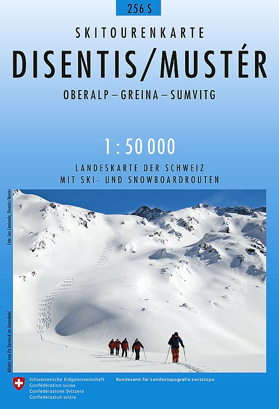 256S Disentis/Mustér Schneesportkarte
